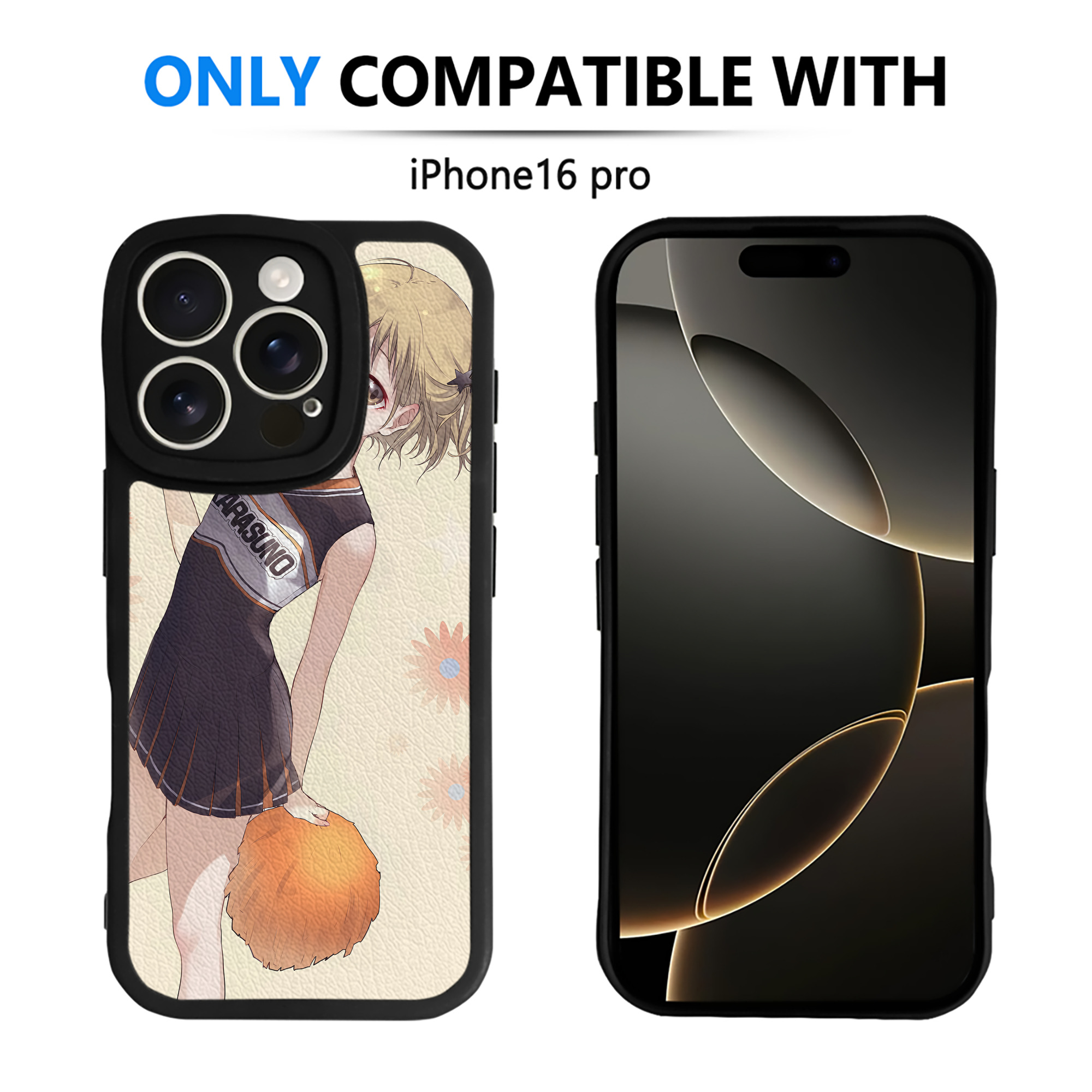 （画像用） ハイキュー!! Haikyu!! 【iPhone 16シリーズ対応】シリコンスマホケース（レザー調） 材質：シリコン